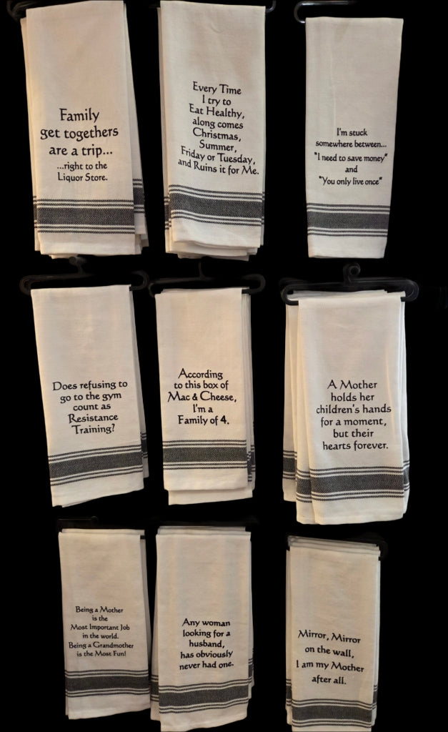 Towel - Bistro Towels with Funny Quotes