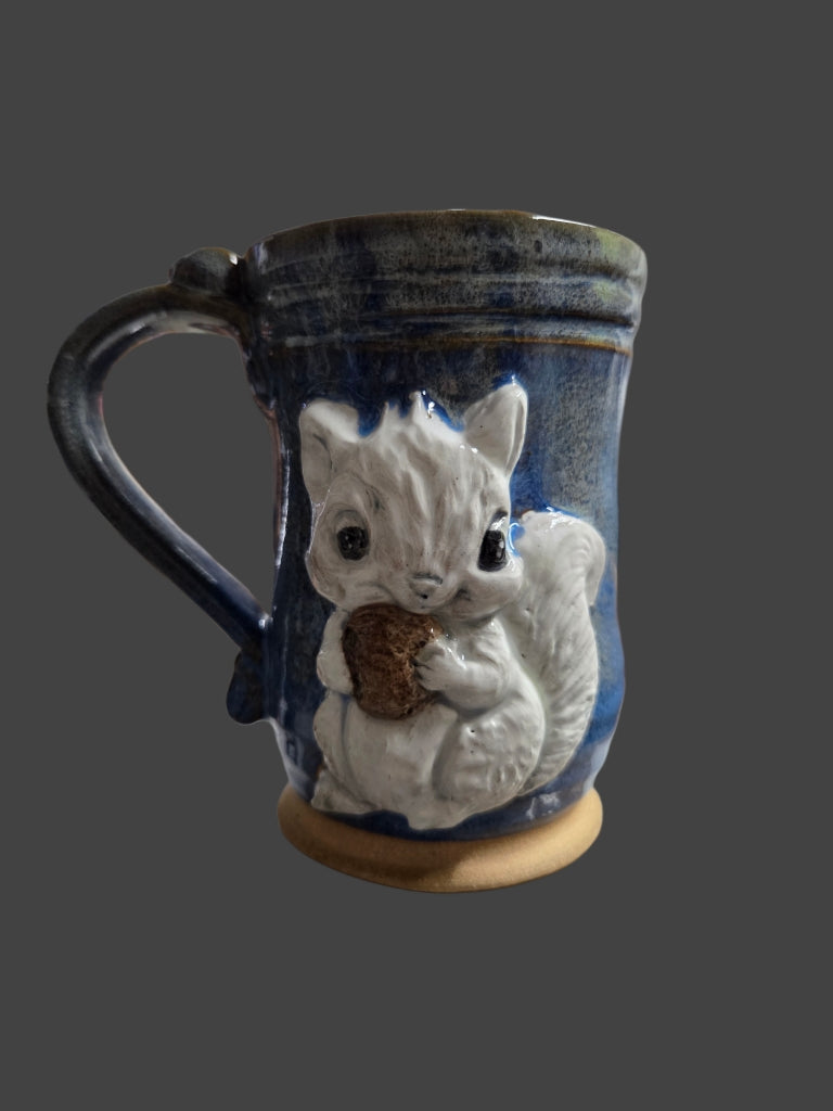 Drinkware - Handmade Mug - Handcrafted White Squirrel Pottery in 14 oz. size