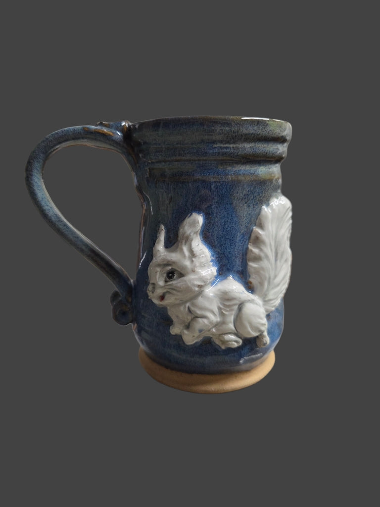 Drinkware - Handmade Mug - Handcrafted White Squirrel Pottery in 14 oz. size
