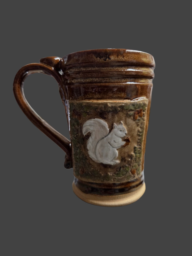 Drinkware - Handmade Mug - Handcrafted White Squirrel Pottery in 14 oz. size