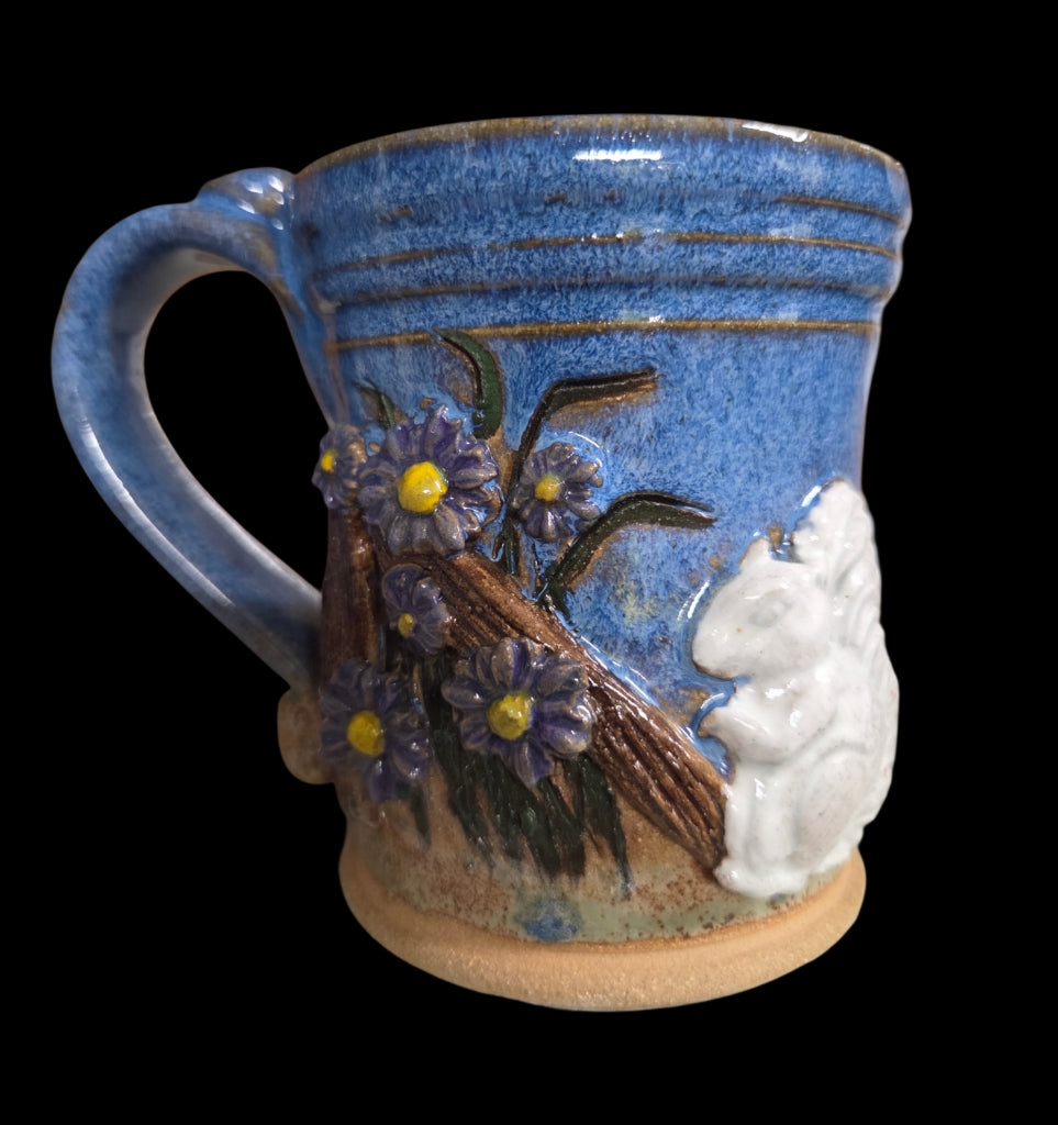 Drinkware - Handmade Mug - Handcrafted White Squirrel Pottery in 8 oz. size