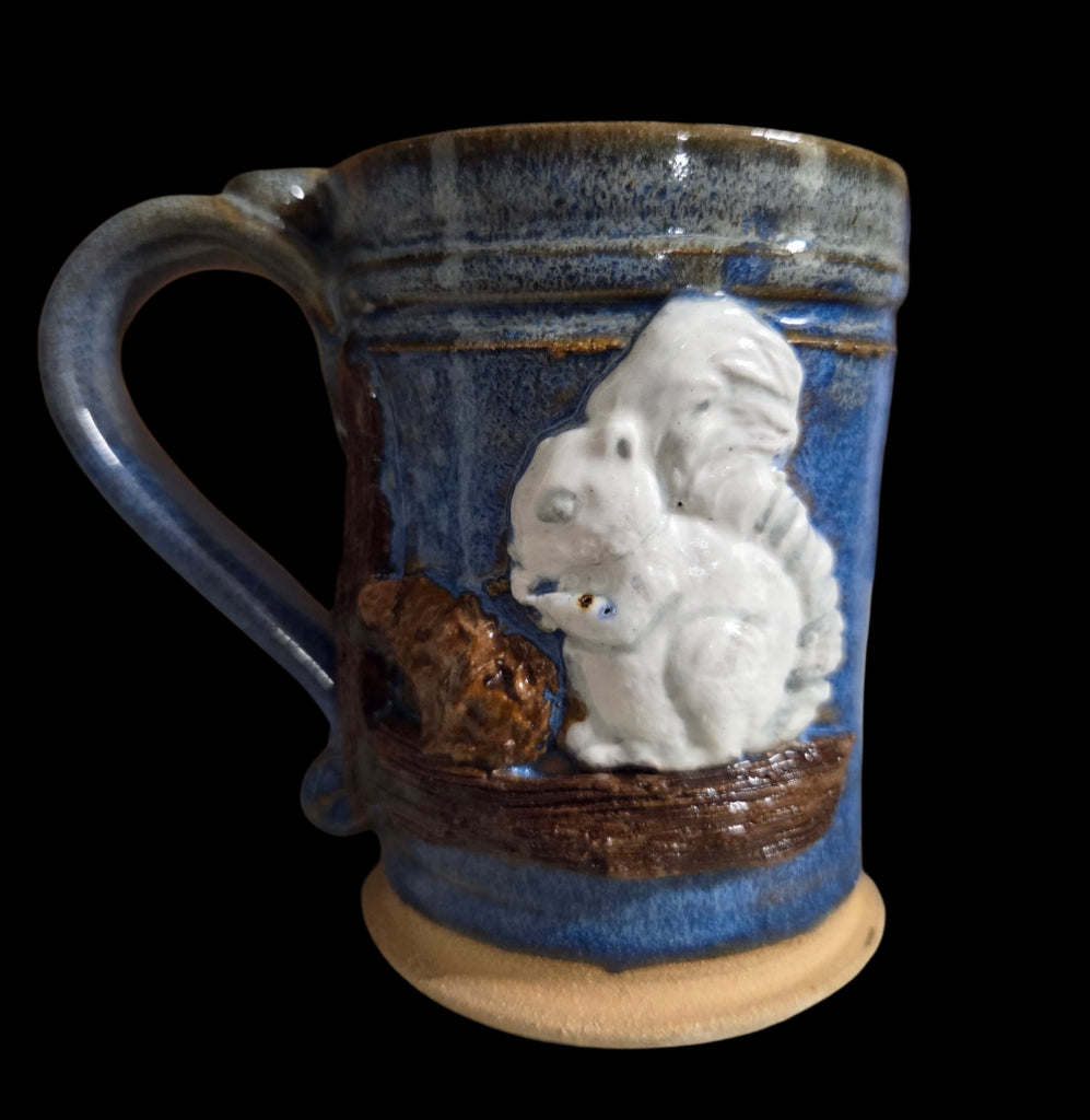 Drinkware - Handmade Mug - Handcrafted White Squirrel Pottery in 8 oz. size