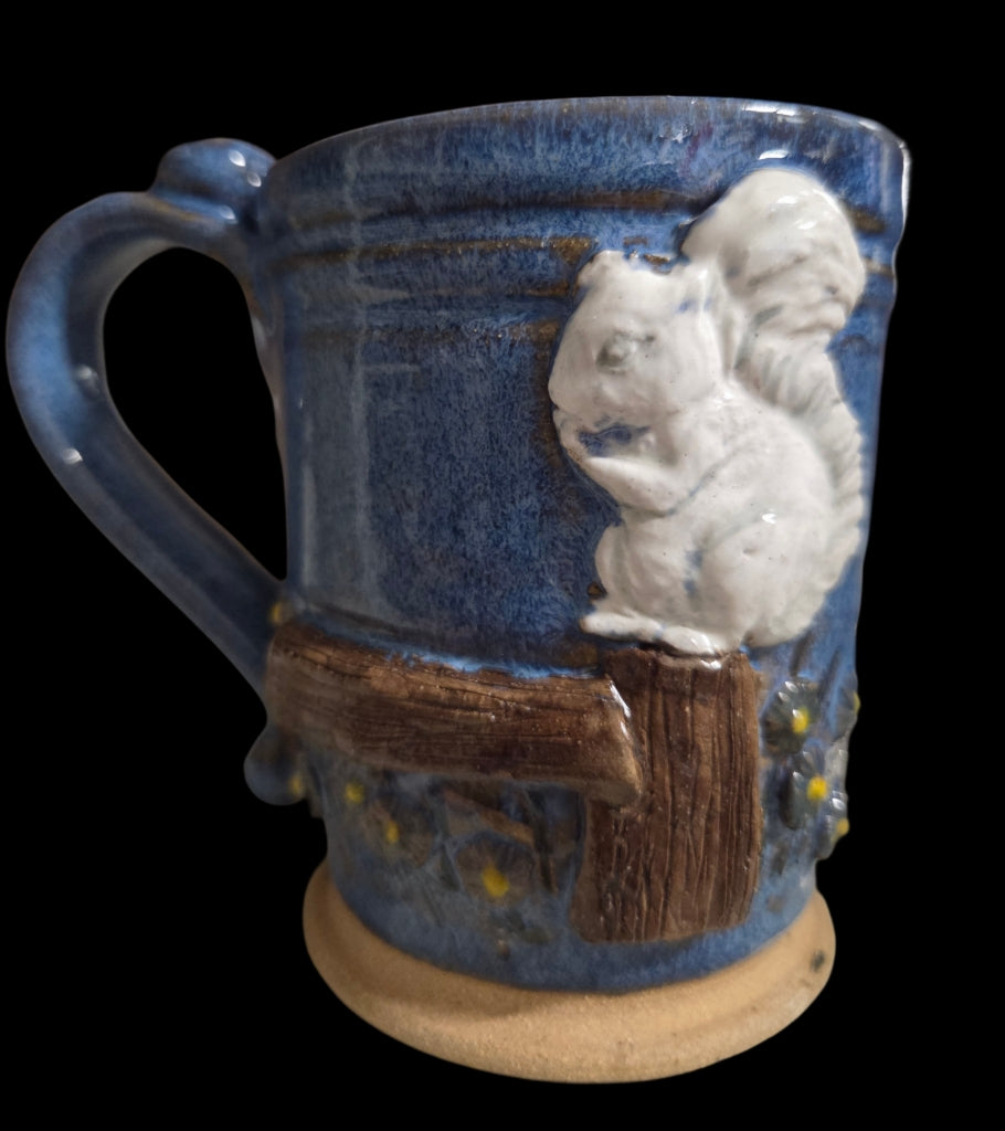 Drinkware - Handmade Mug - Handcrafted White Squirrel Pottery in 8 oz. size