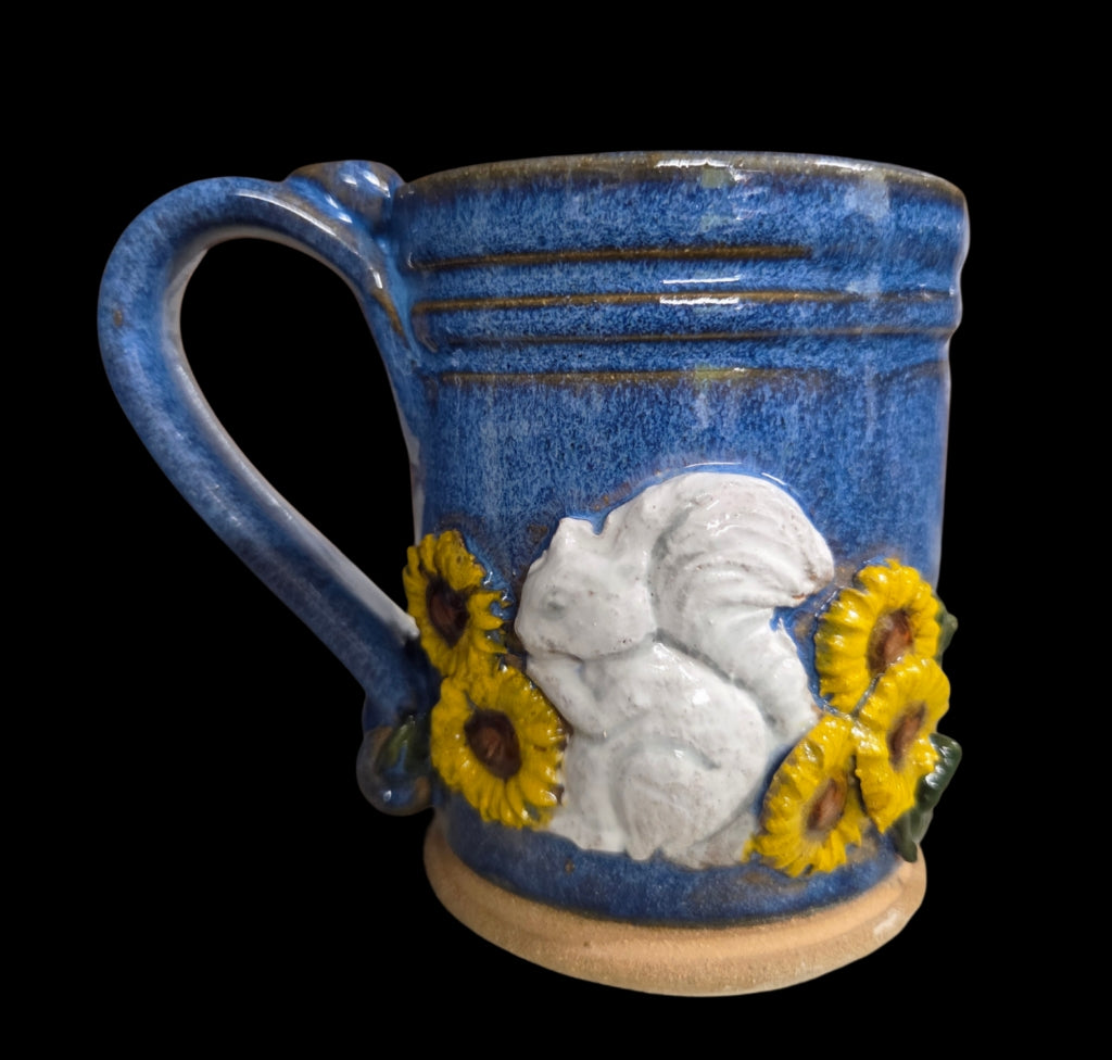 Drinkware - Handmade Mug - Handcrafted White Squirrel Pottery in 8 oz. size