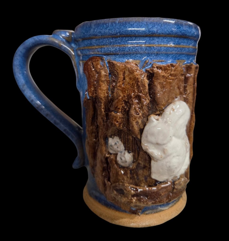 Drinkware - Handmade Mug - Handcrafted White Squirrel Pottery in 14 oz. size