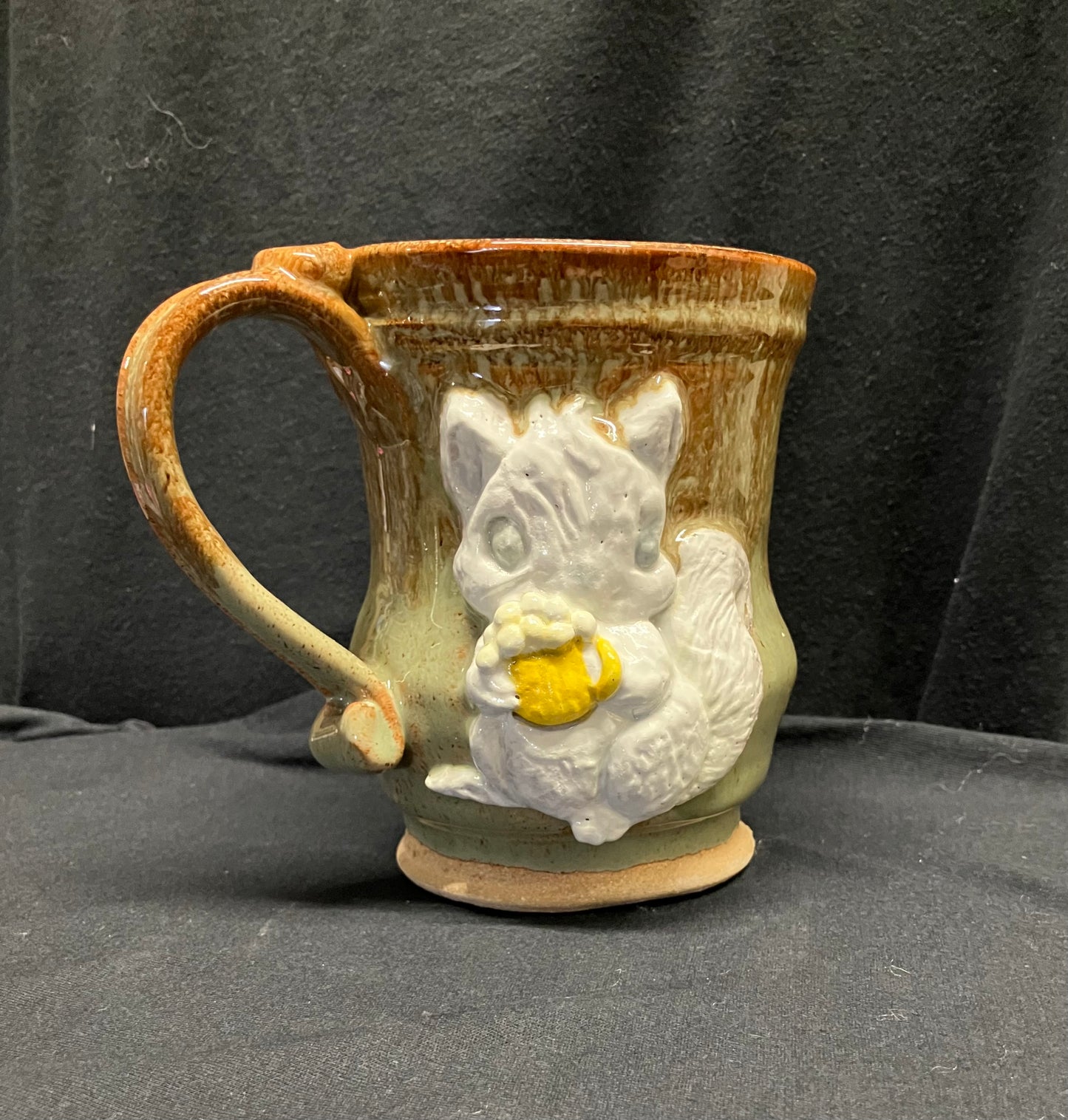 Drinkware - Handmade Mug - Handcrafted White Squirrel Pottery in 14 oz. size