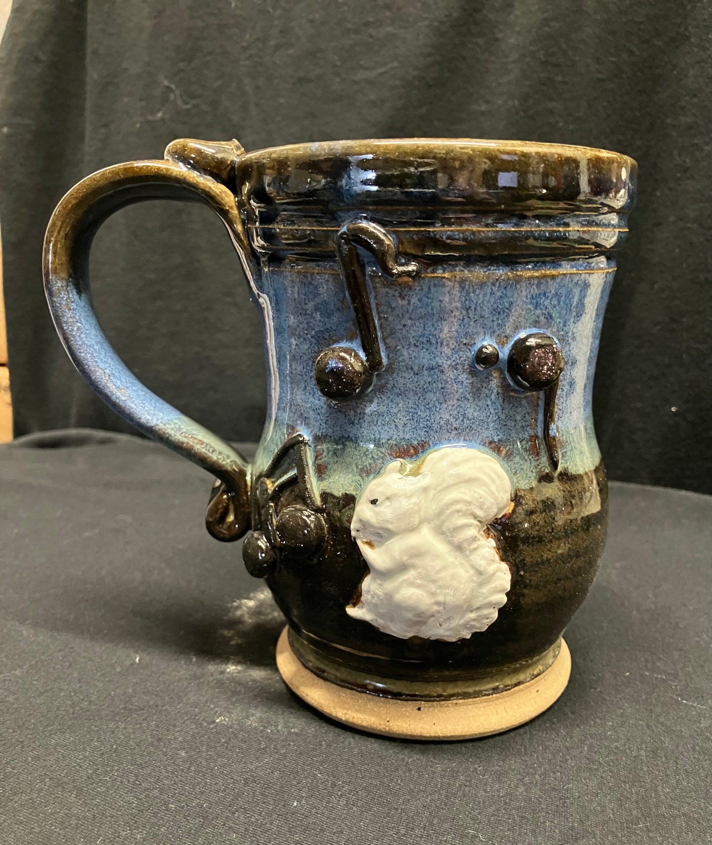 Drinkware - Handmade Mug - Handcrafted White Squirrel Pottery in 14 oz. size