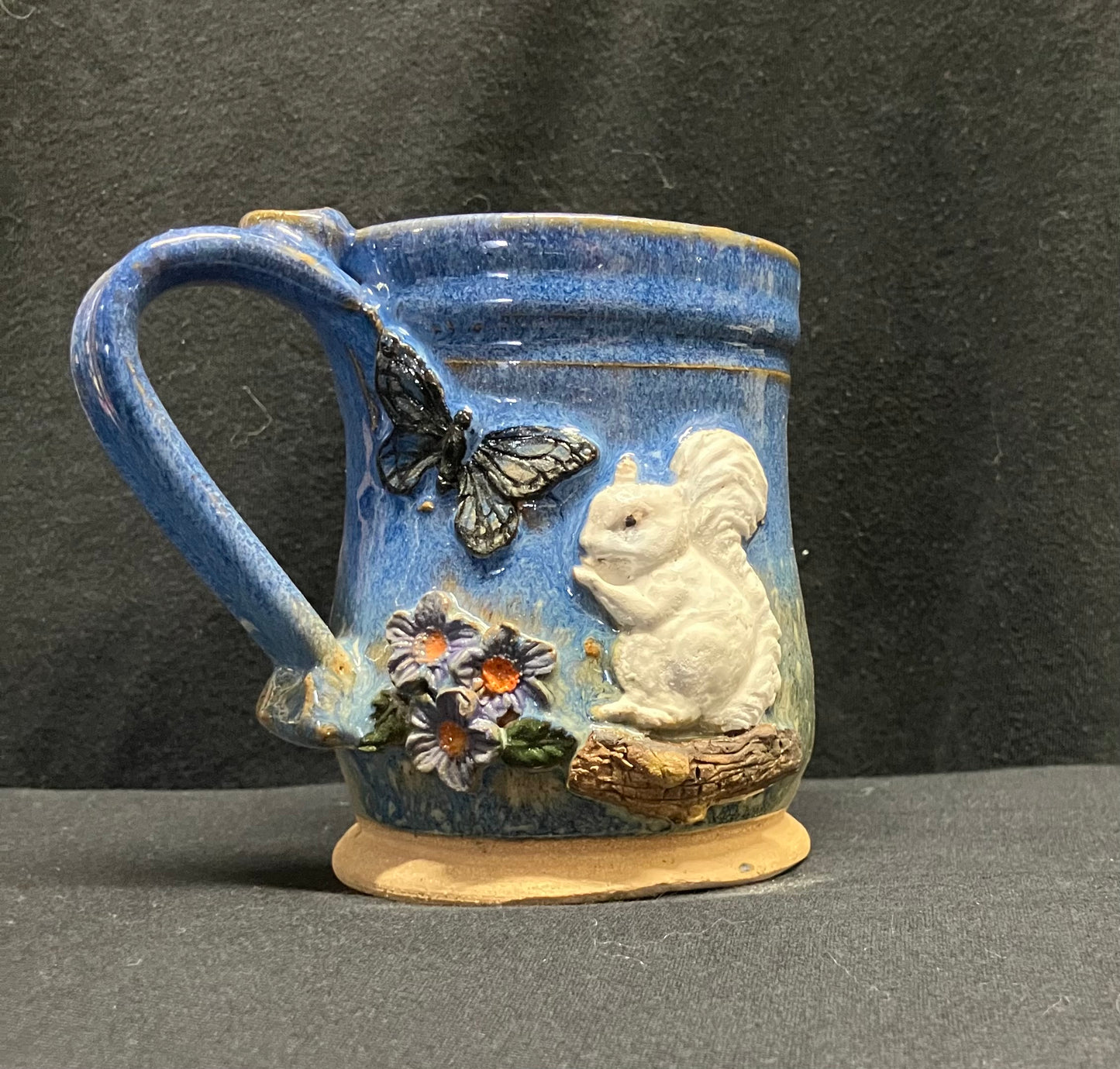 Drinkware - Handmade Mug - Handcrafted White Squirrel Pottery in 8 oz. size