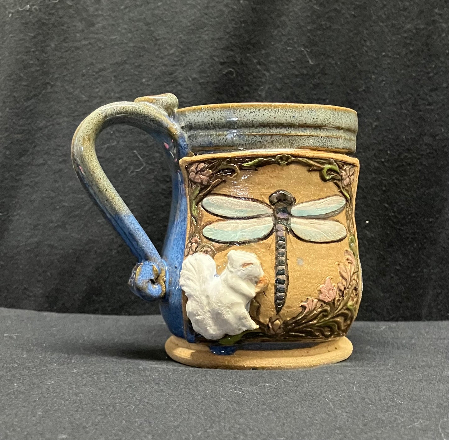 Drinkware - Handmade Mug - Handcrafted White Squirrel Pottery in 8 oz. size
