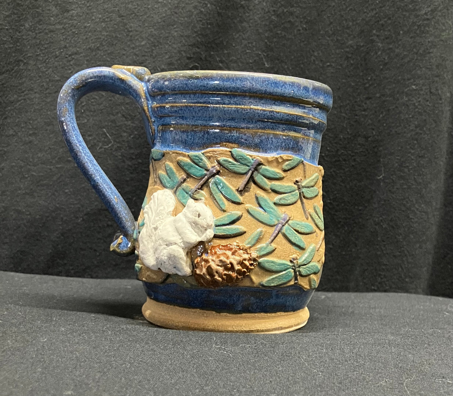 Drinkware - Handmade Mug - Handcrafted White Squirrel Pottery in 8 oz. size