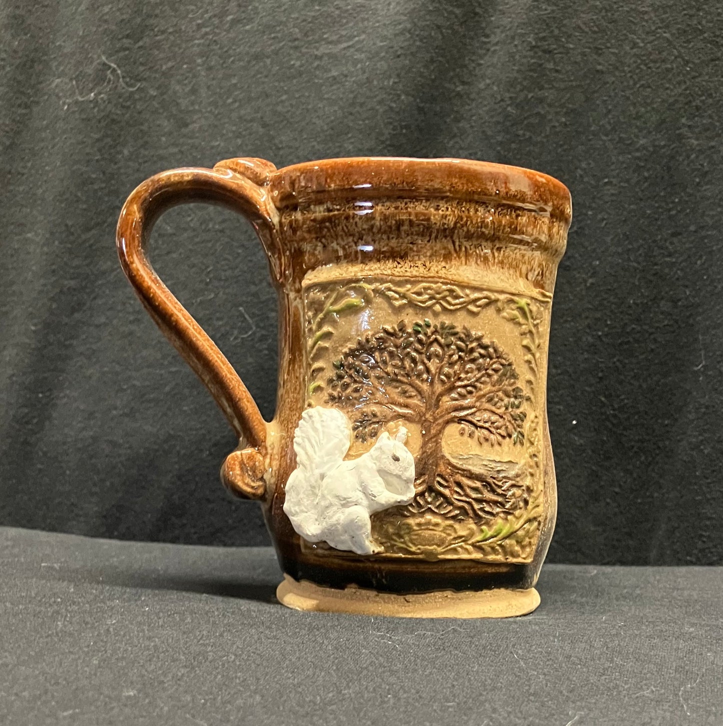 Drinkware - Handmade Mug - Handcrafted White Squirrel Pottery in 8 oz. size