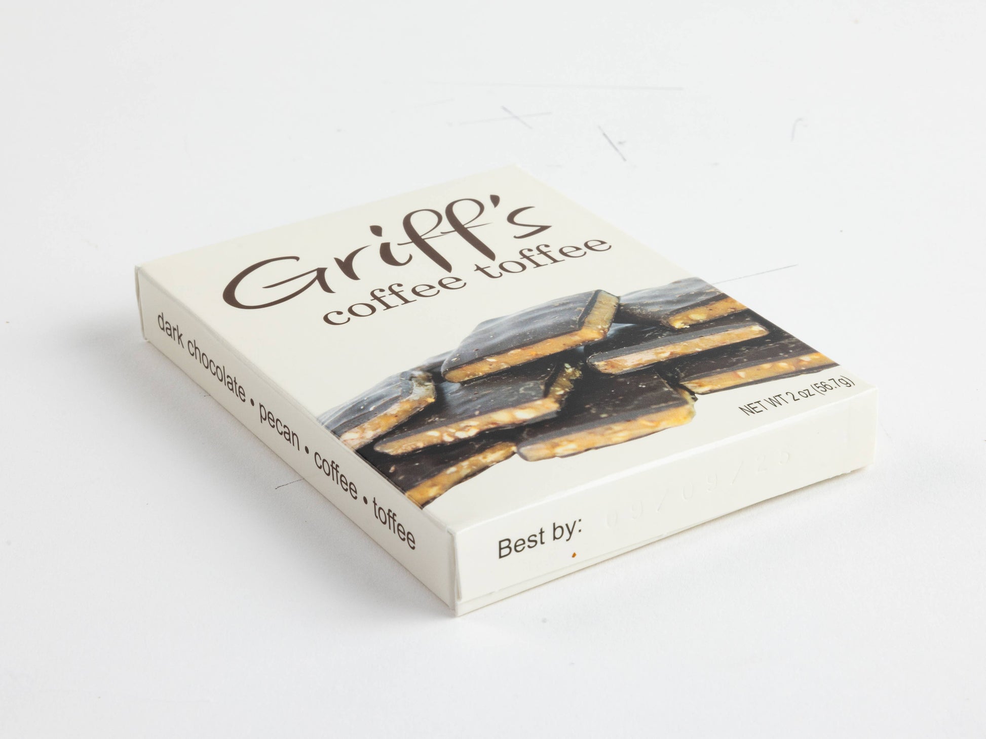 Griff's Coffee Toffee 2 oz on side