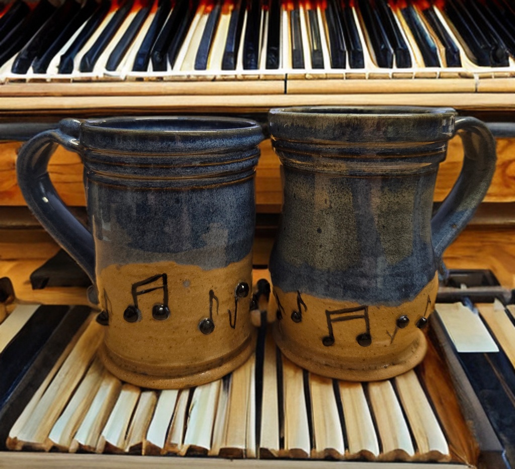 Drinkware - Handmade Mug - Handcrafted White Squirrel Pottery in 14 oz. size