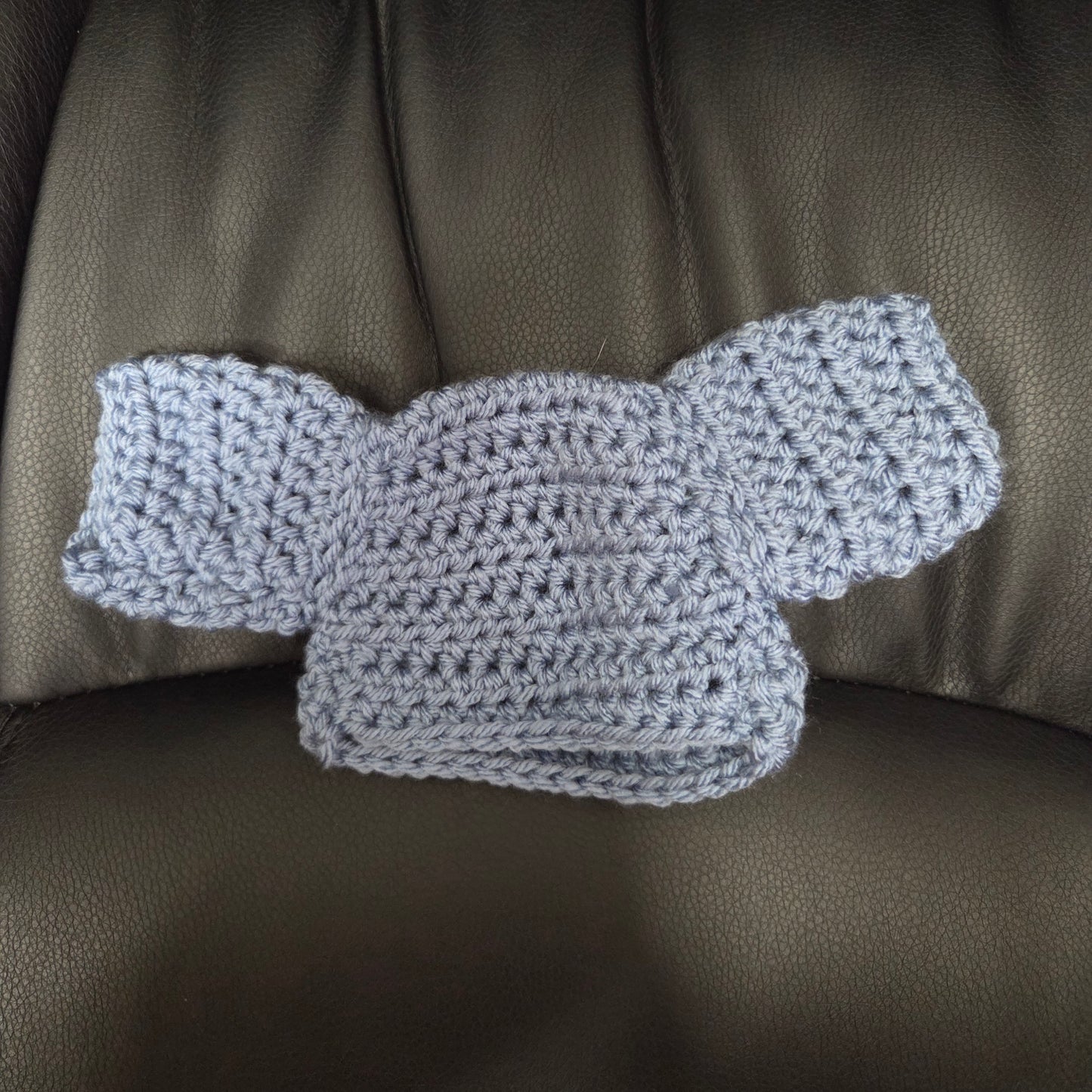 Stuffed Animal - Large Plush White Squirrel with Black Nose Wearing a Sweater