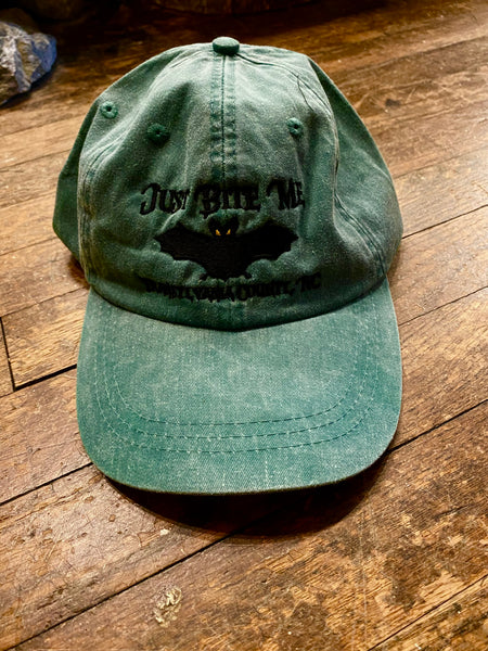 Baseball Cap/Hat - Embroidered "Just Bite Me" Hat