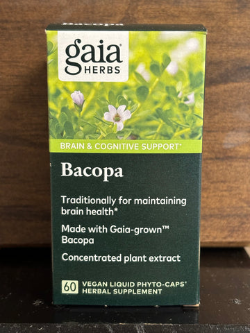 Gaia Herbs - Bacopa - Brain and Cognitive Support *