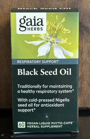 Gaia Herbs - Black Seed Oil - Respiratory Support *