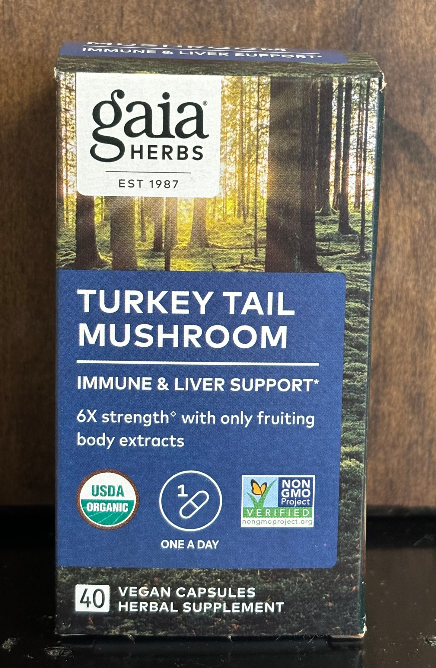 Gaia Herbs - Turkey Tail Mushroom - Immune & Liver Support *