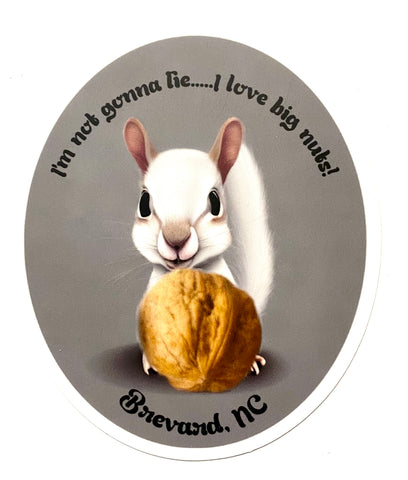 Decal/Sticker - I'm No Gonna Lie, I Like Big Nuts - Large Oval