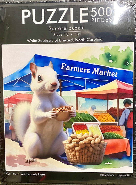 Puzzle - For Adults - Tailgate Market - 18" x 18" - 500 Pieces