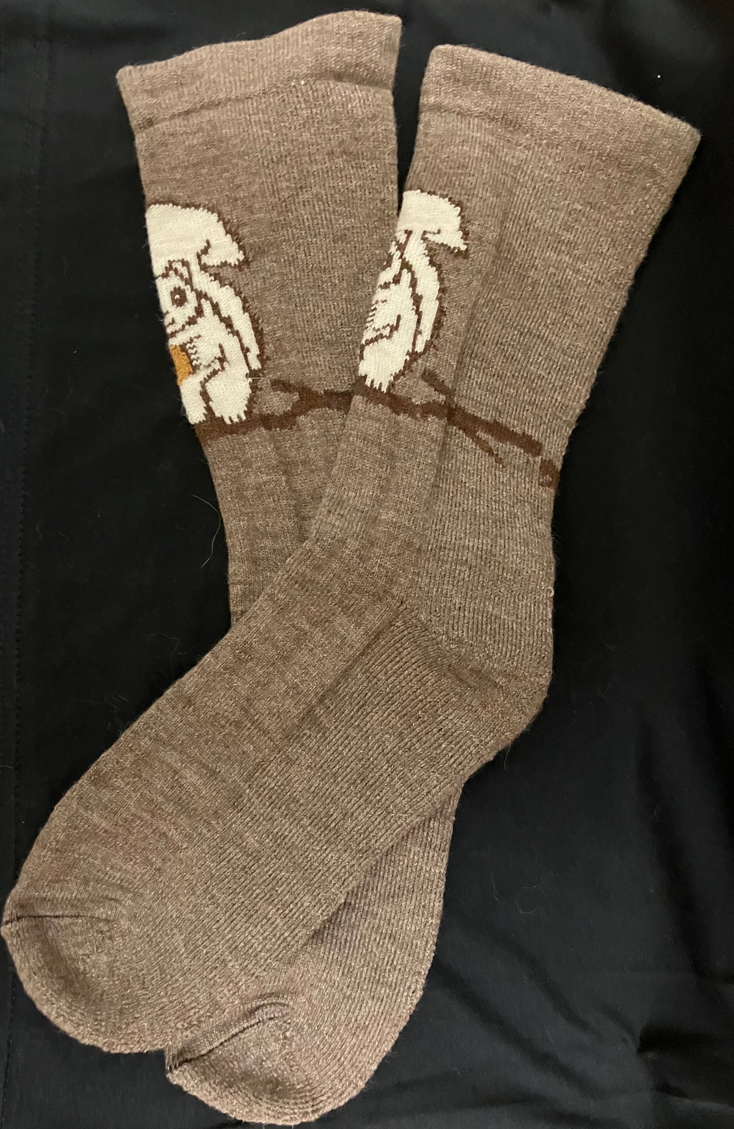 Socks - Unisex - White Squirrel Alpaca Lightweight Socks