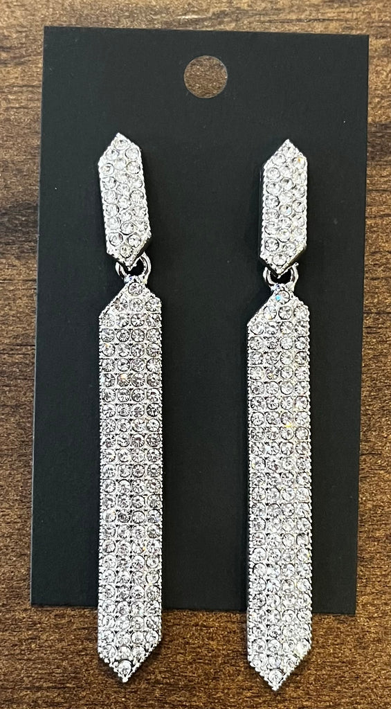Jewelry- Rhinestone Dangle Earrings