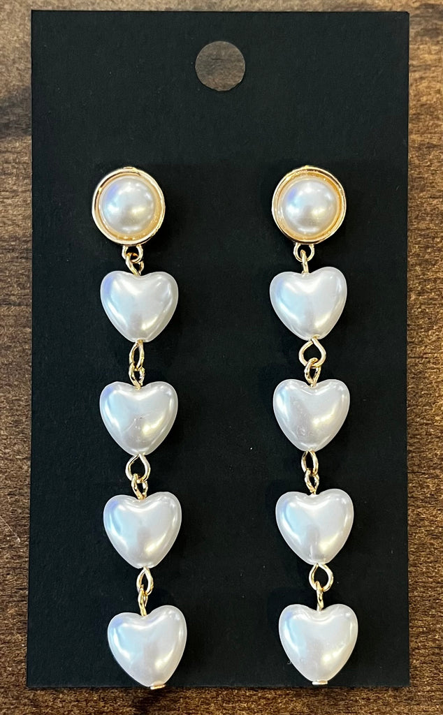 Jewelry- Heart Link Dangle Earrings