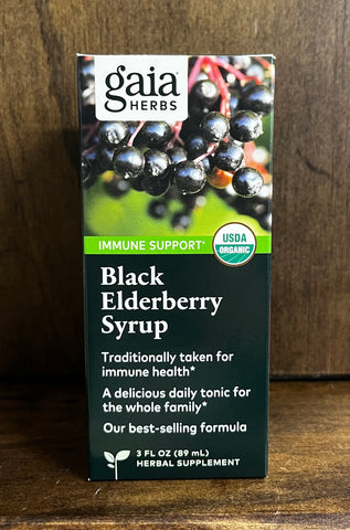 Gaia Herbs - Black Elderberry Syrup - Immune Support