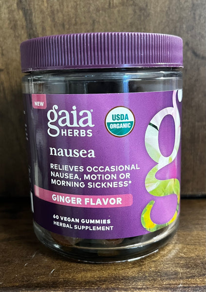 Gaia Herbs - Nausea - Ginger Flavor