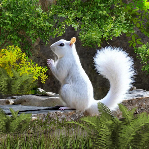 White Squirrel Puzzle - 18" x 18" - 500 Pieces -  "How Great Thou Art"