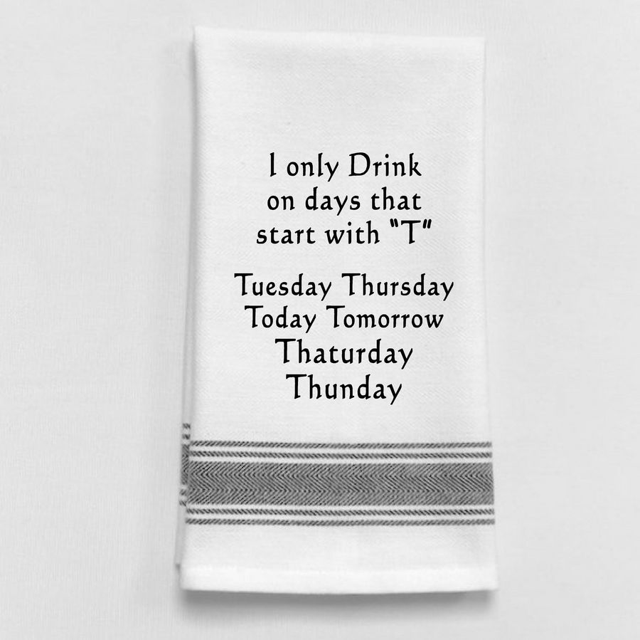 Towel - Bistro Towels with Funny Quotes