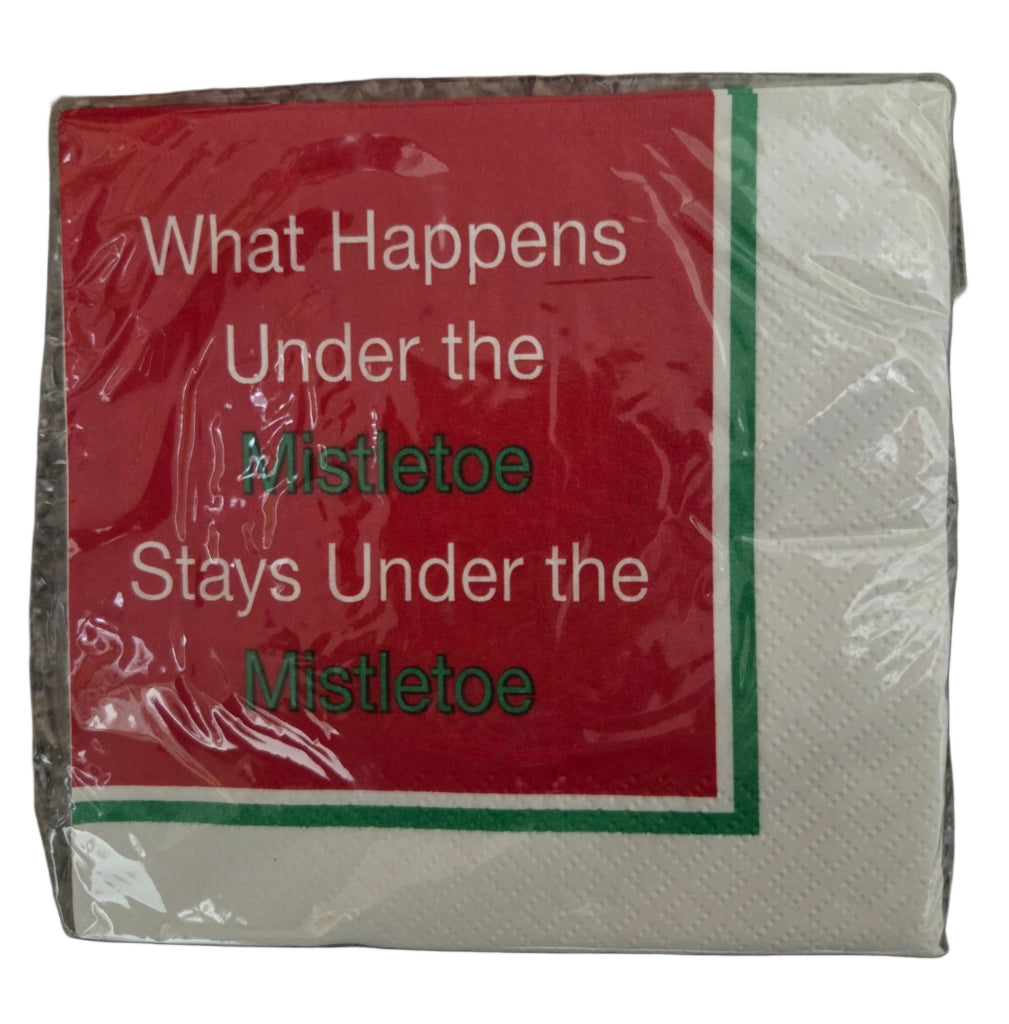 Napkins - Cocktail size for Happy Hour - Fun for Everyone - Christmas Designs and Sayings