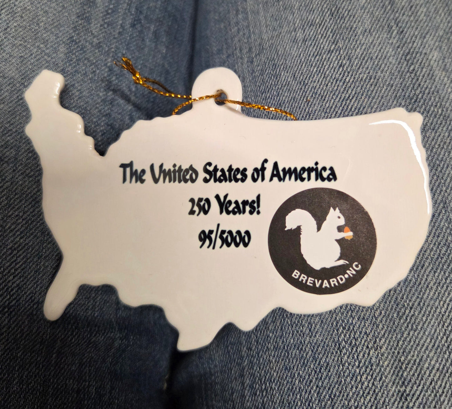 Ornament - Limited Edition 250 Years United States Celebration with Authentication