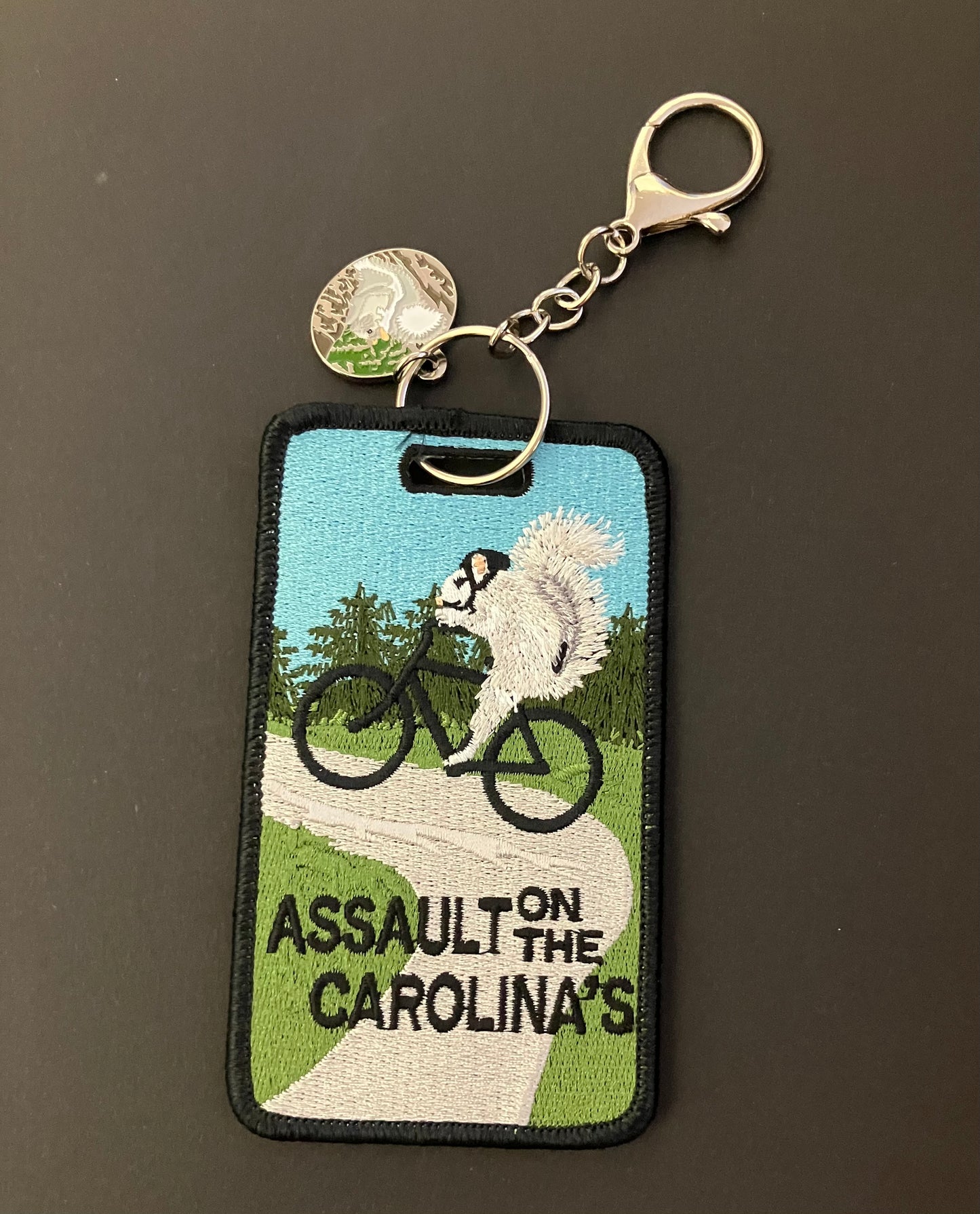 Purse Clip/Key Chain - Assault on the Carolinas Embroidered Purse Clip