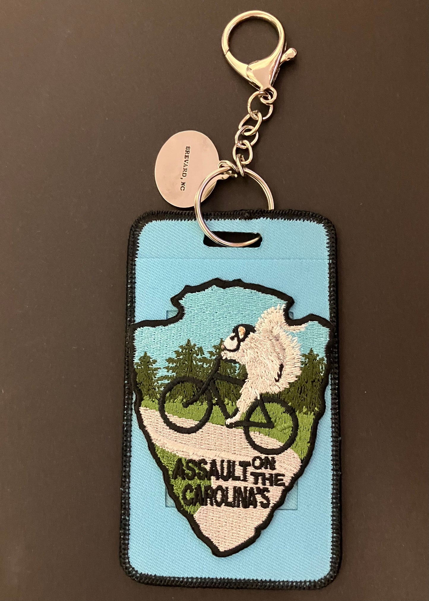 Purse Clip/Key Chain - Assault on the Carolinas Embroidered Purse Clip