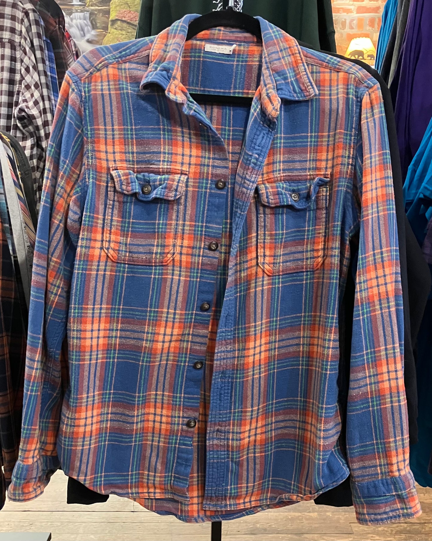 Shirt - Vintage Shirt with White Squirrel Eclipse Panel on Back