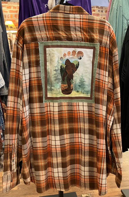 Shirt - Vintage Shirt with Various Panels on Back