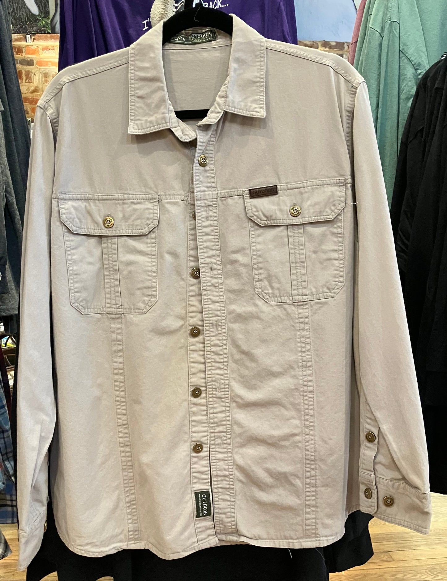 Shirt - Vintage Shirt with Various Panels on Back