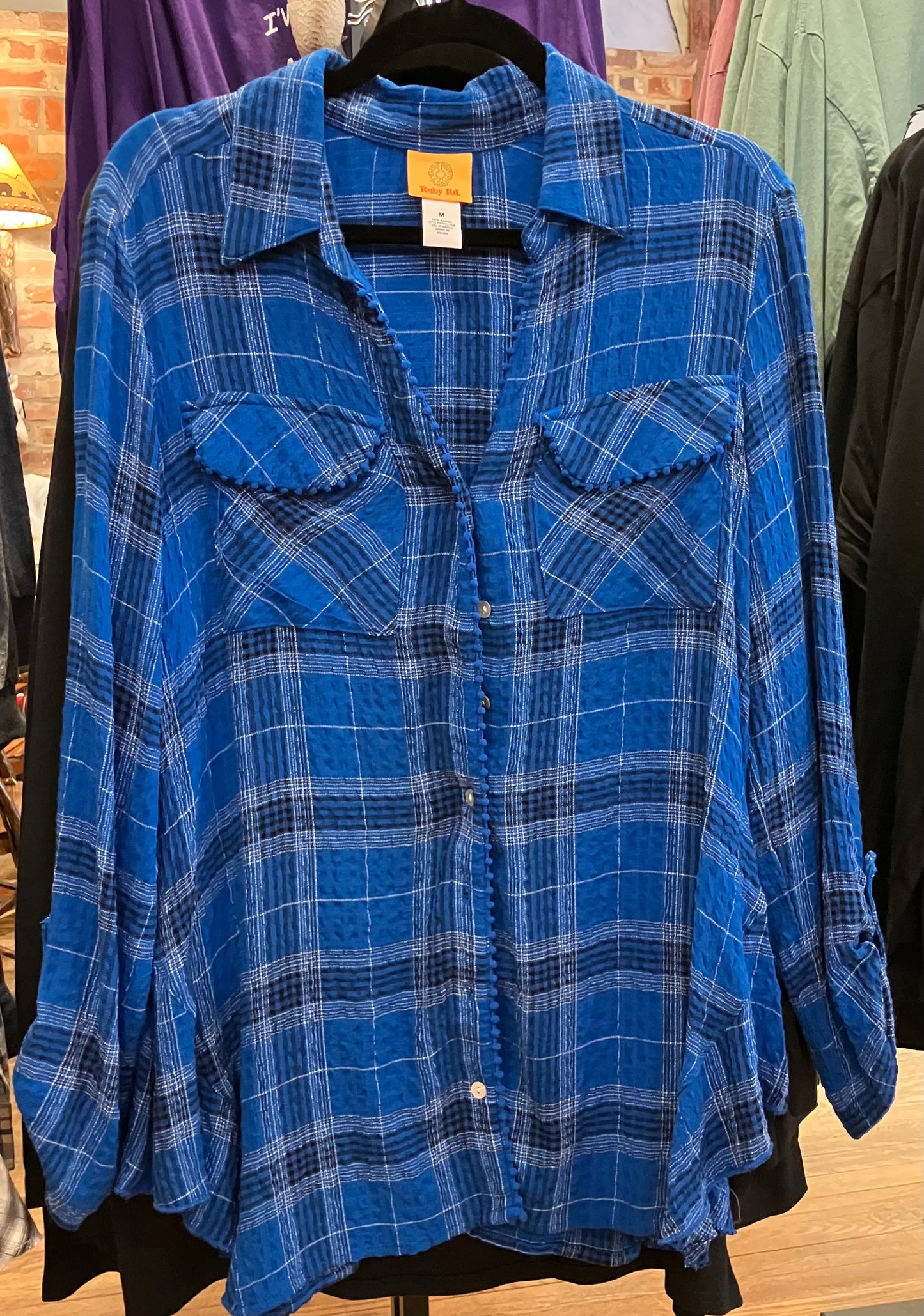 Shirt - Vintage Shirt with Various Panels on Back