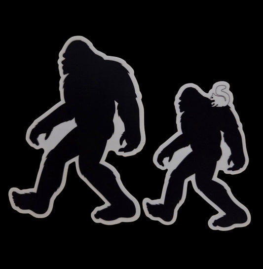 Decal/Sticker - Sasquatch - Die-Cut - Waterproof With or Without White Squirrel