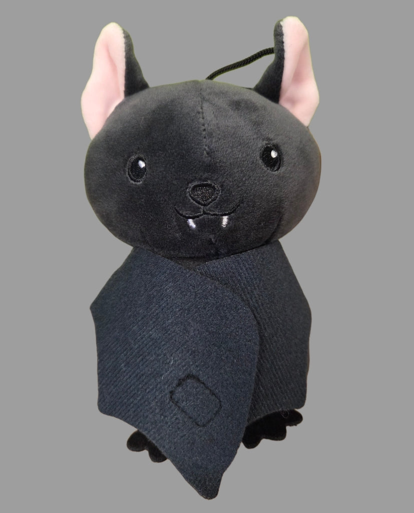 Stuffed Animal - Baby Bat in Black or Brown with Felt wings 6 inch for Transylvania County