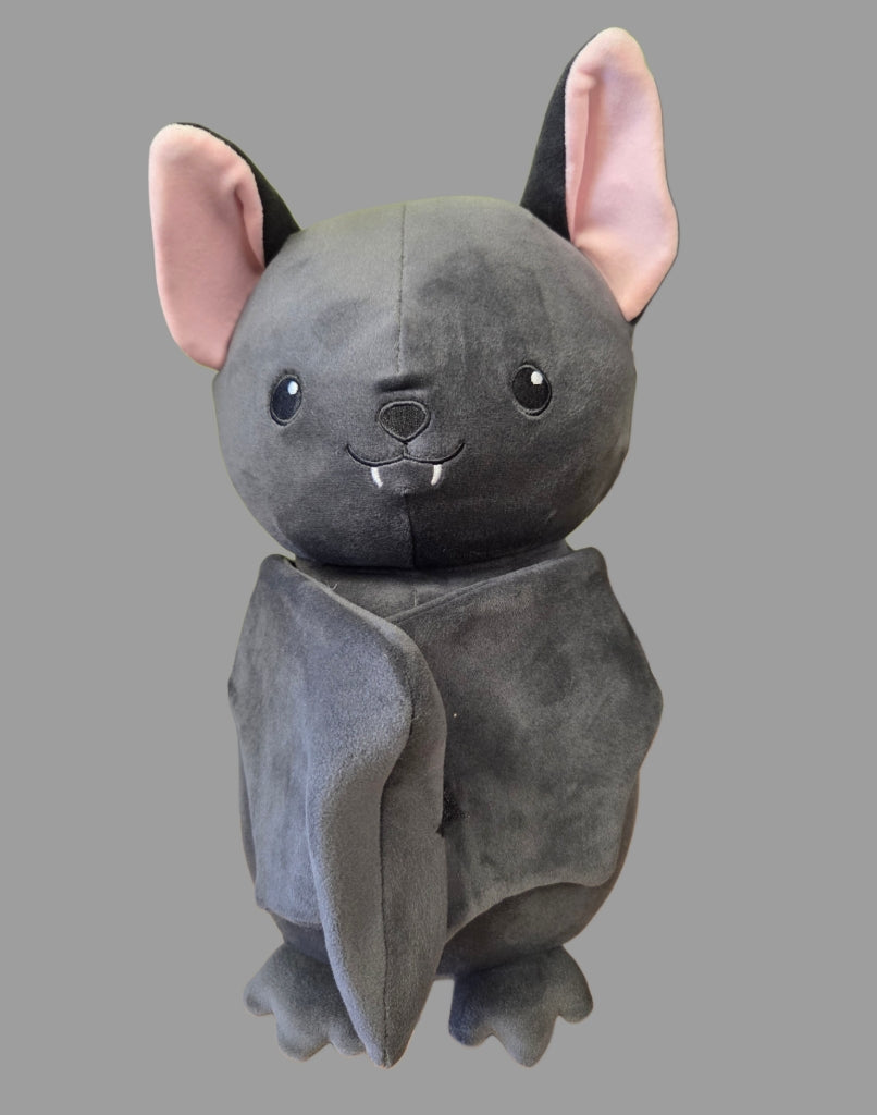Stuffed Animal - Huggy Huggables Bat in Brown and Black - 12.5" Tall for Transylvania County