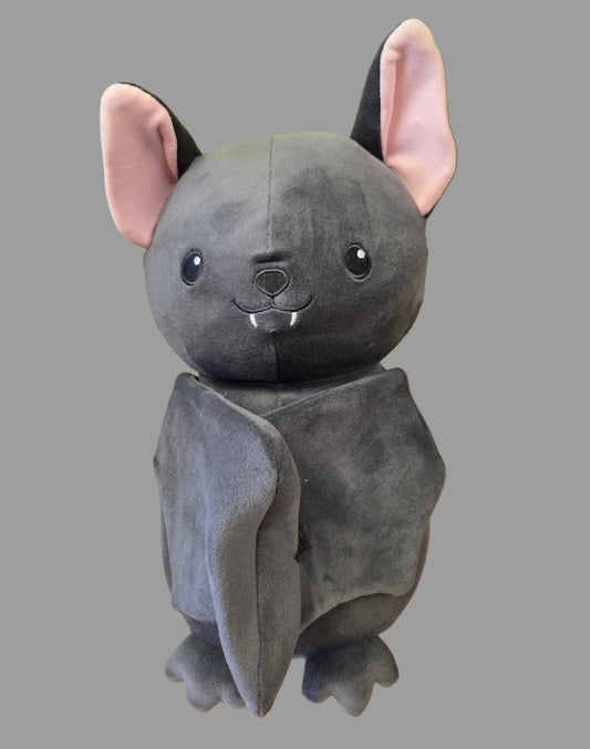 Stuffed Animal - Huggy Huggables Bat in Brown and Black - 12.5" Tall for Transylvania County