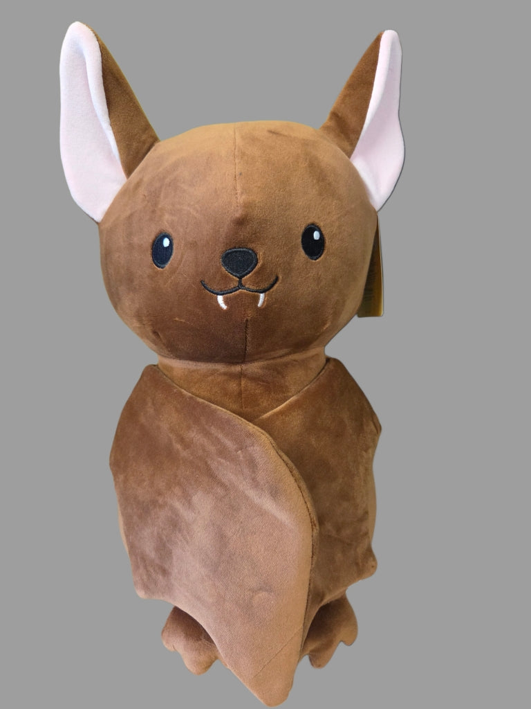 Stuffed Animal - Huggy Huggables Bat in Brown and Black - 12.5" Tall for Transylvania County