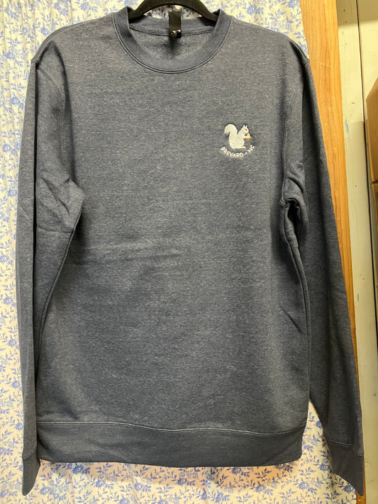 Sweatshirt - Adult - Embroidered Logo - Heavier Weight Fleece Long Sleeve Crew Neck