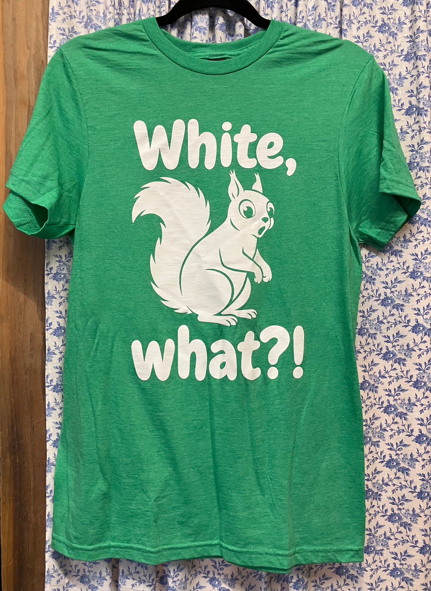 T-Shirt - Adult - White, What? - Short Sleeve Crew Neck