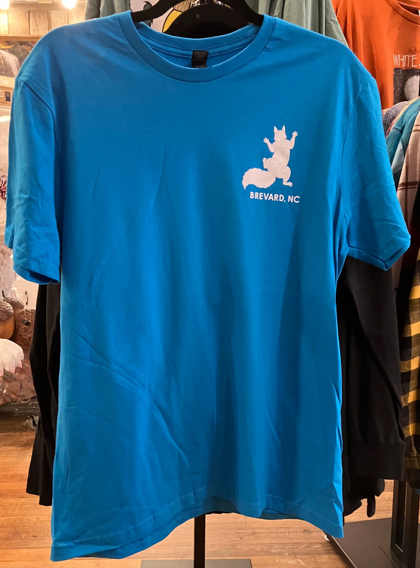 T-Shirt - Adult - I've Got Your Back & Birdseed - Short Sleeve Crew Neck in Sapphire Blue