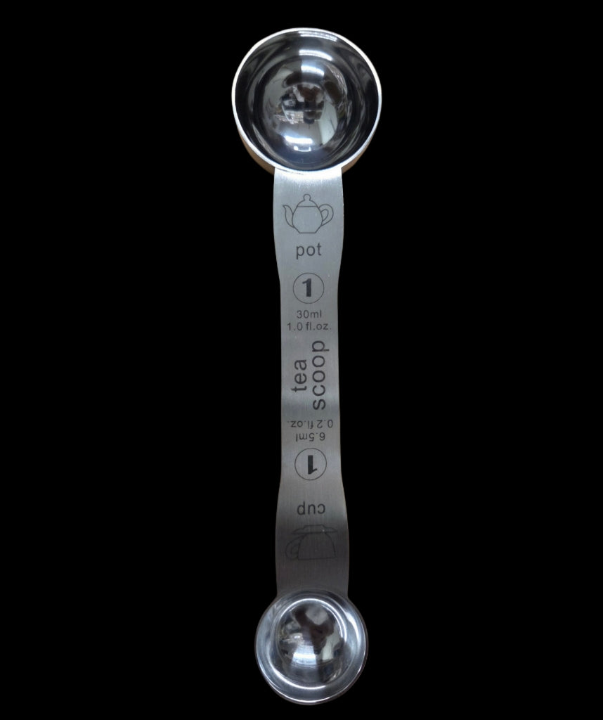 Tea Accessory - Measuring Scoop or Spoon Duo for Cup or Pot