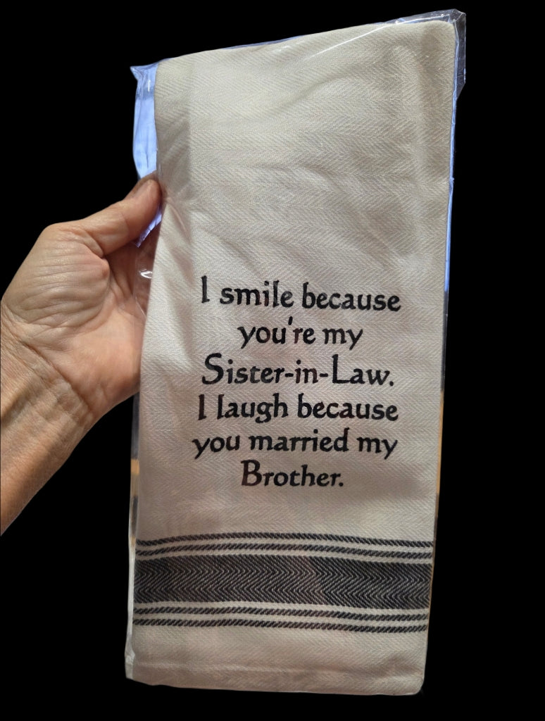 Towel - Bistro Towels with Funny Quotes