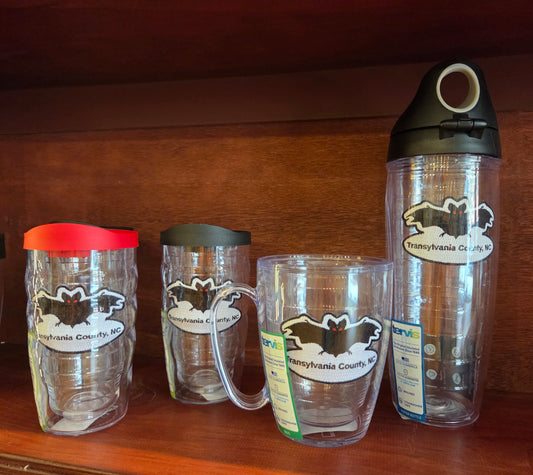 Drinkware - Tervis with Custom Transylvania County Bat Patch